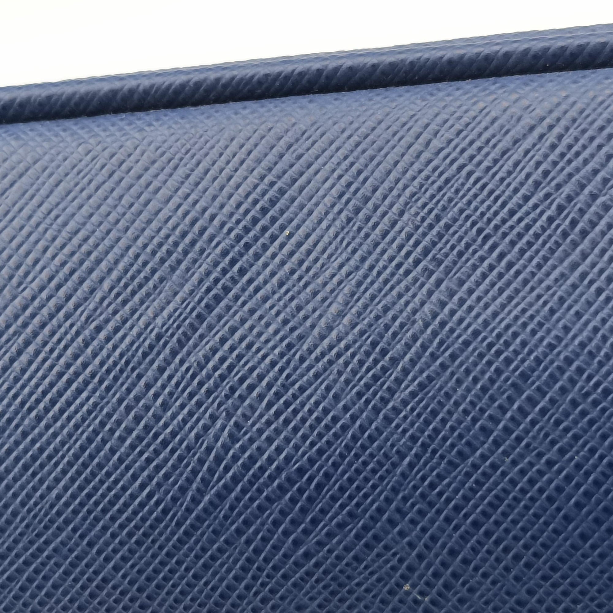 Pre-owned Prada Galleria Blue SAFFIANO Leather BN2274 handbag | stylenewstar