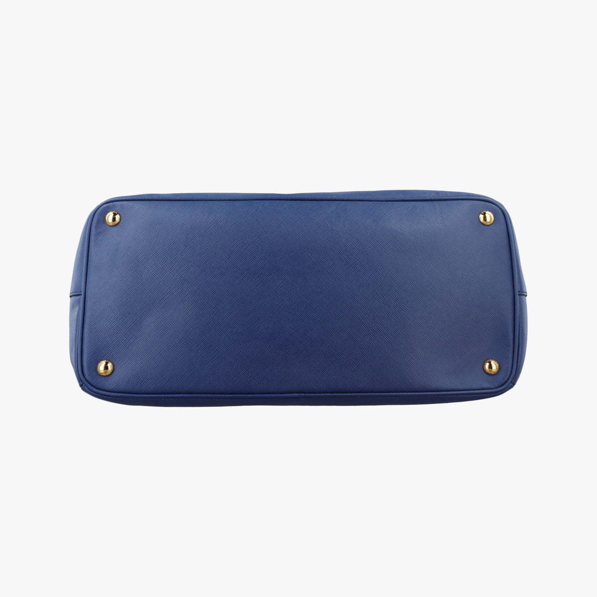 Pre-owned Prada Galleria Blue SAFFIANO Leather BN2274 handbag | stylenewstar