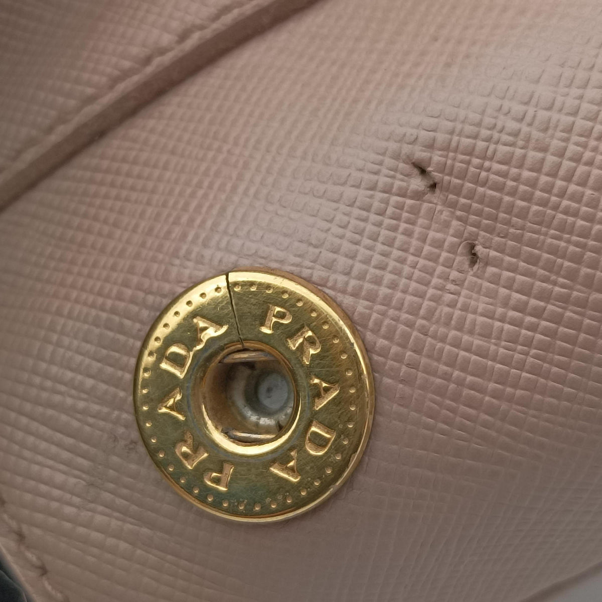 Pre-owned Prada Galleria Pink SAFFIANO Leather BN1786 shoulderbag | stylenewstar