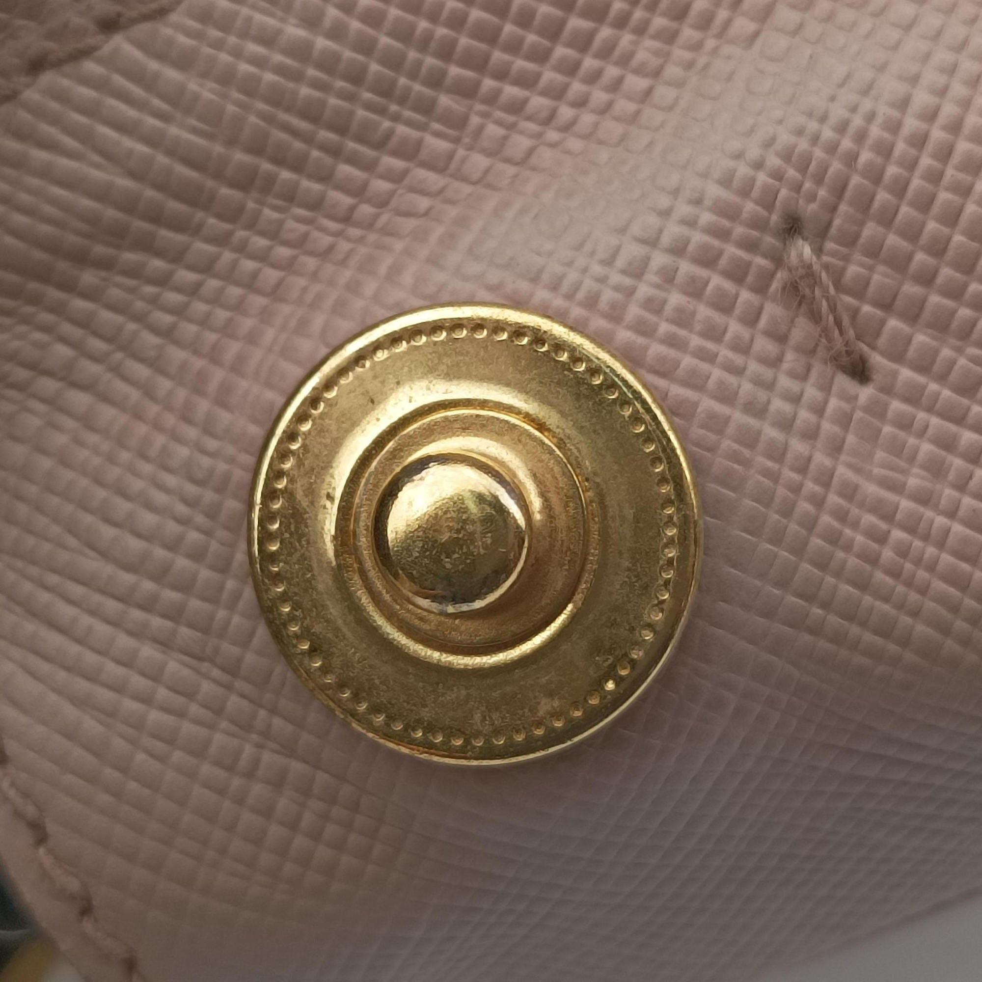 Pre-owned Prada Galleria Pink SAFFIANO Leather BN1786 shoulderbag | stylenewstar
