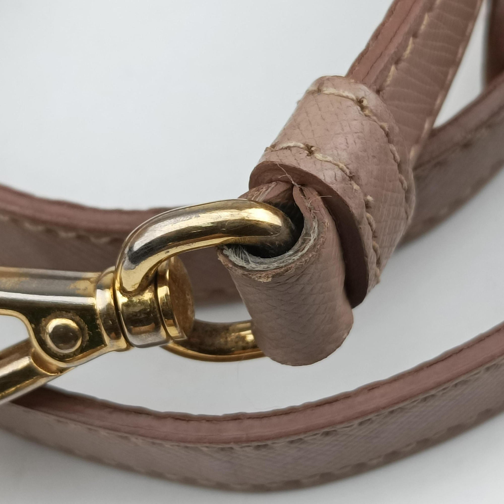 Pre-owned Prada Galleria Pink SAFFIANO Leather BN1786 shoulderbag | stylenewstar