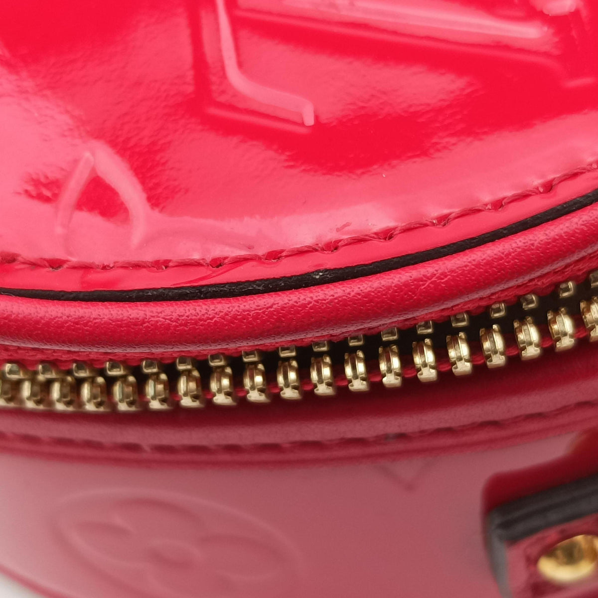Pre-owned Louis Vuitton BOITE CHAPEAU SOUPLE Rouge Vernis M90498 shoulderbag | stylenewstar