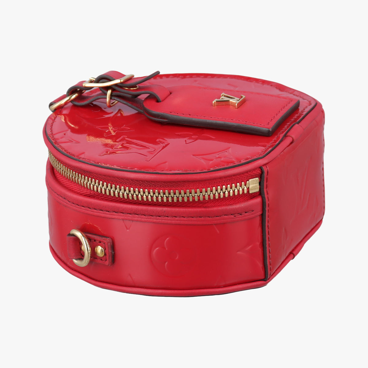 Pre-owned Louis Vuitton BOITE CHAPEAU SOUPLE Rouge Vernis M90498 shoulderbag | stylenewstar