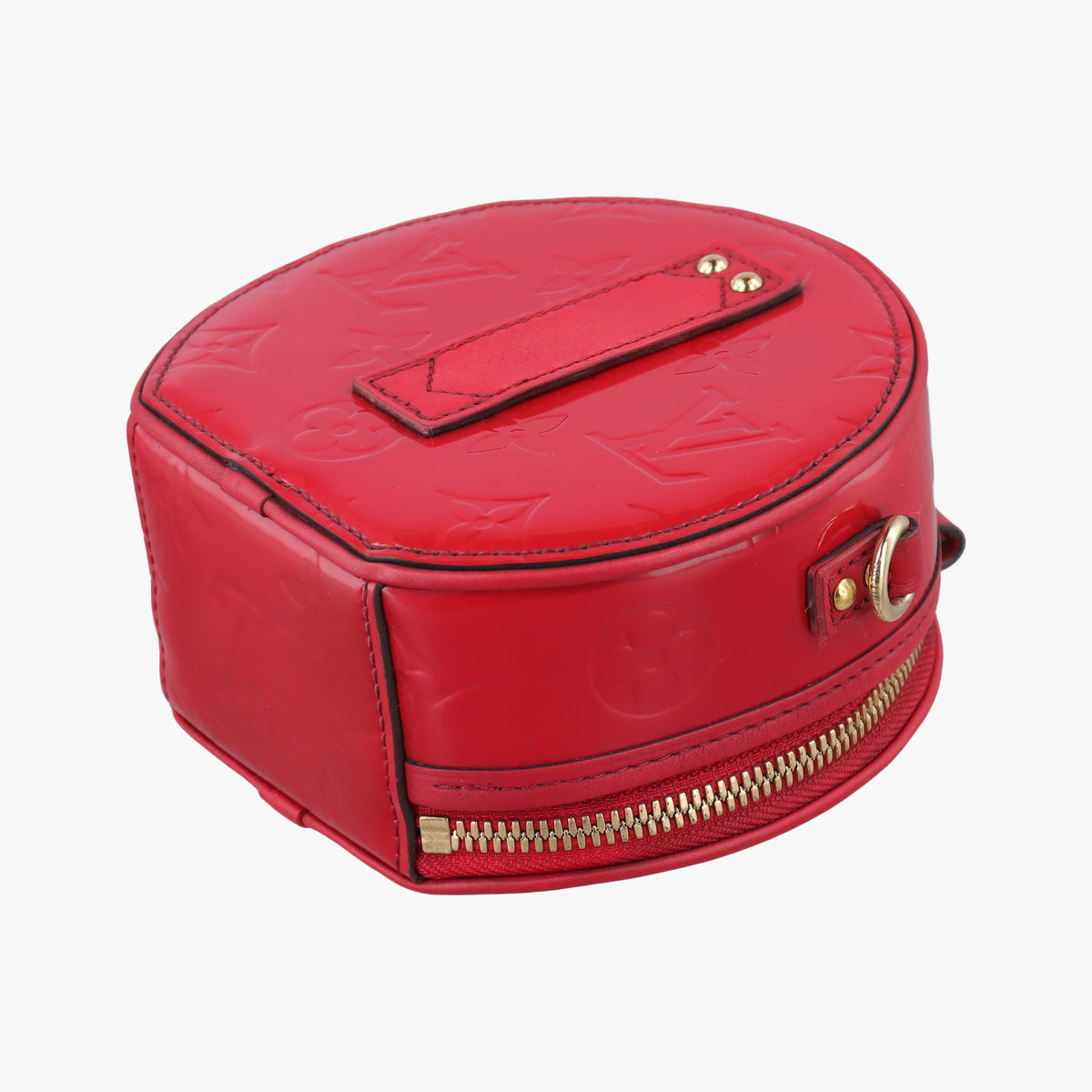 Pre-owned Louis Vuitton BOITE CHAPEAU SOUPLE Rouge Vernis M90498 shoulderbag | stylenewstar
