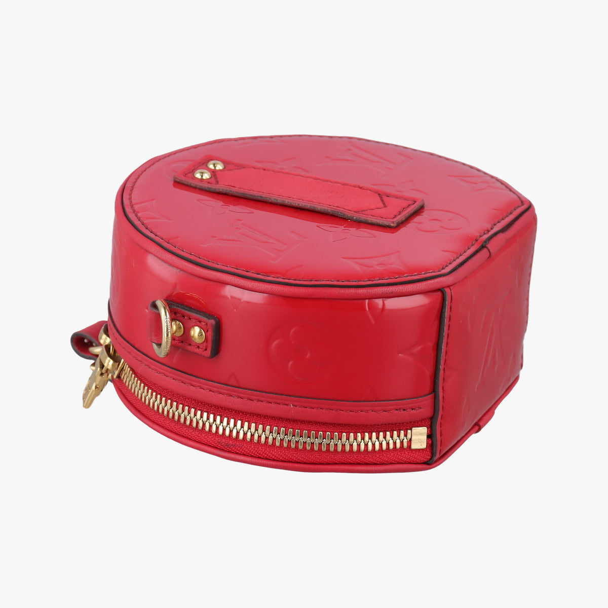 Pre-owned Louis Vuitton BOITE CHAPEAU SOUPLE Rouge Vernis M90498 shoulderbag | stylenewstar
