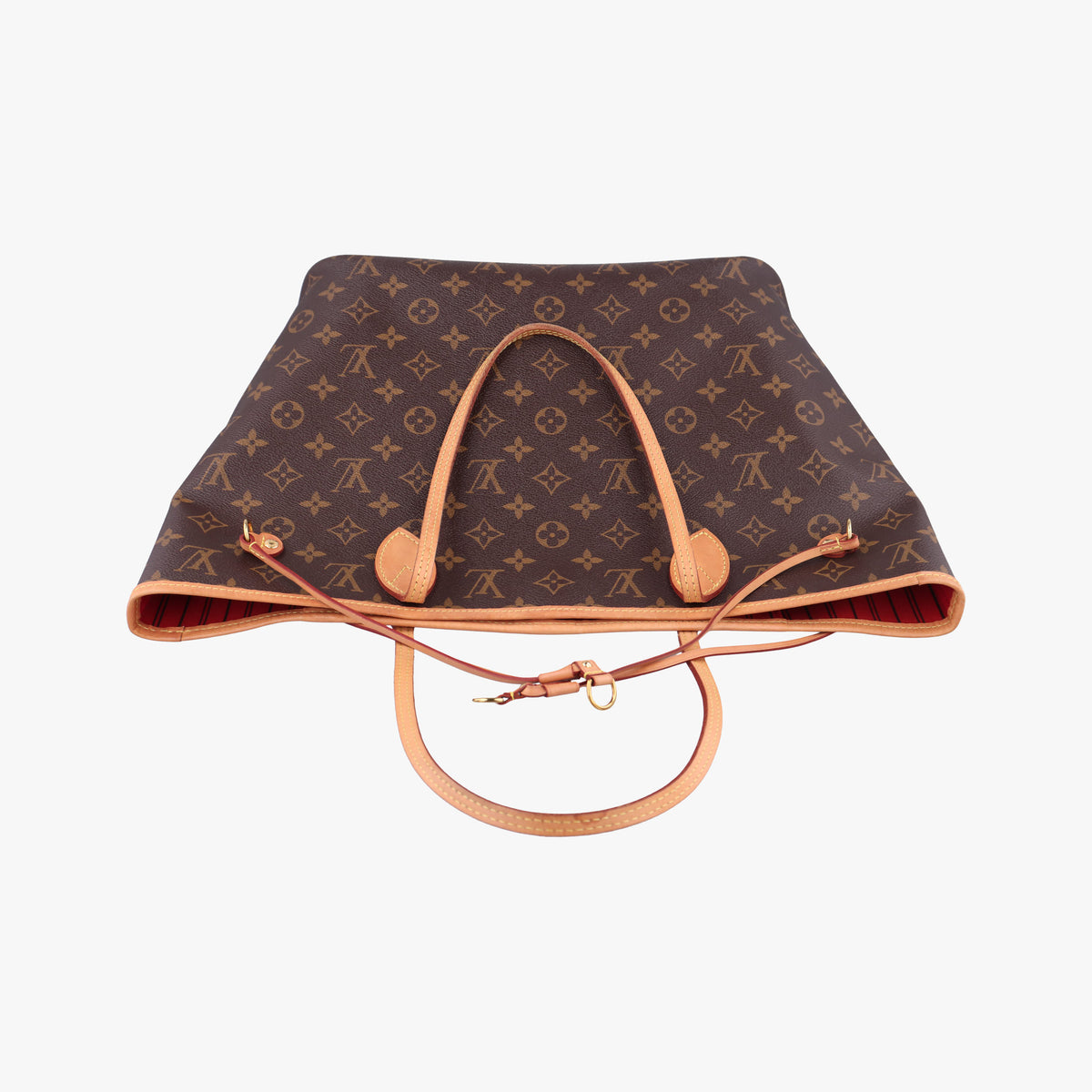 Pre-owned Louis Vuitton NEVERFULLMM Brown Monogram Canvas M40156 shoulderbag | stylenewstar