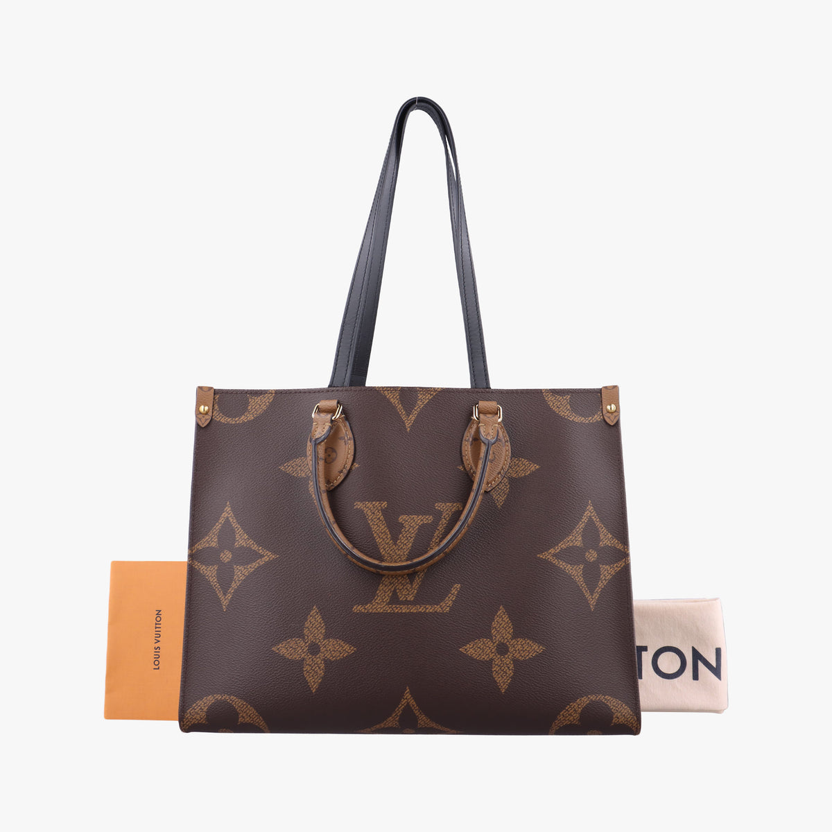 Pre-owned Louis Vuitton On the Go MM Monogram/Brown Monogram Canvas M45321 shoulderbag | stylenewstar