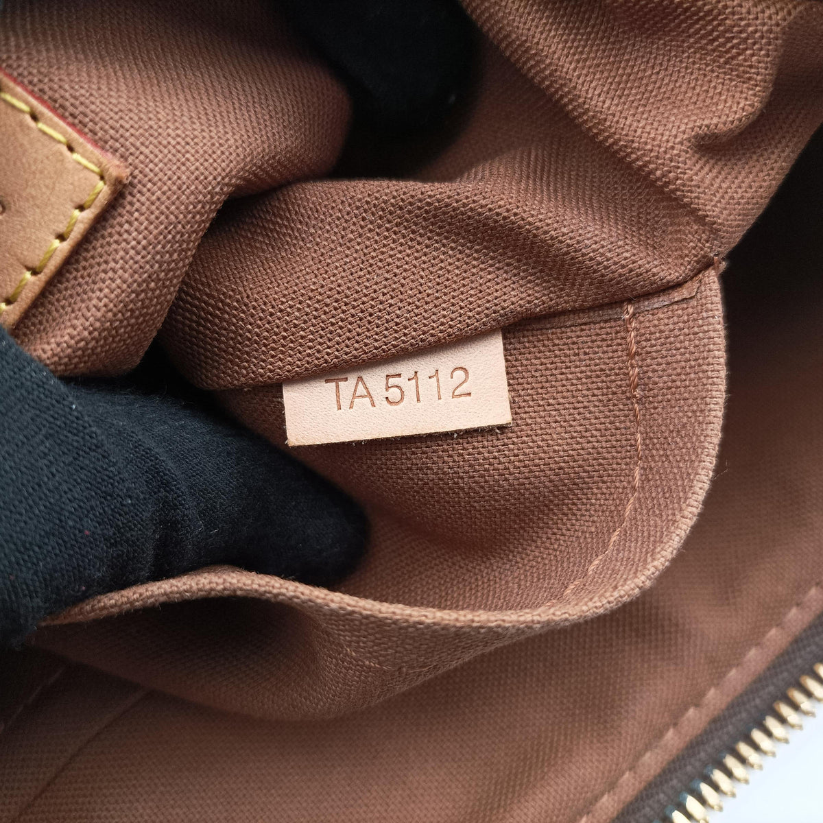 Pre-owned Louis Vuitton PALERMO PM brown Monogram Canvas M40145 shoulderbag | stylenewstar