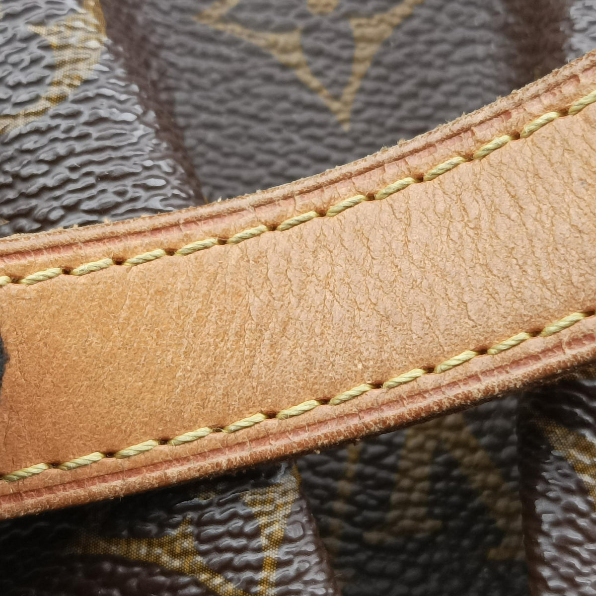 Pre-owned Louis Vuitton PALERMO PM brown Monogram Canvas M40145 shoulderbag | stylenewstar