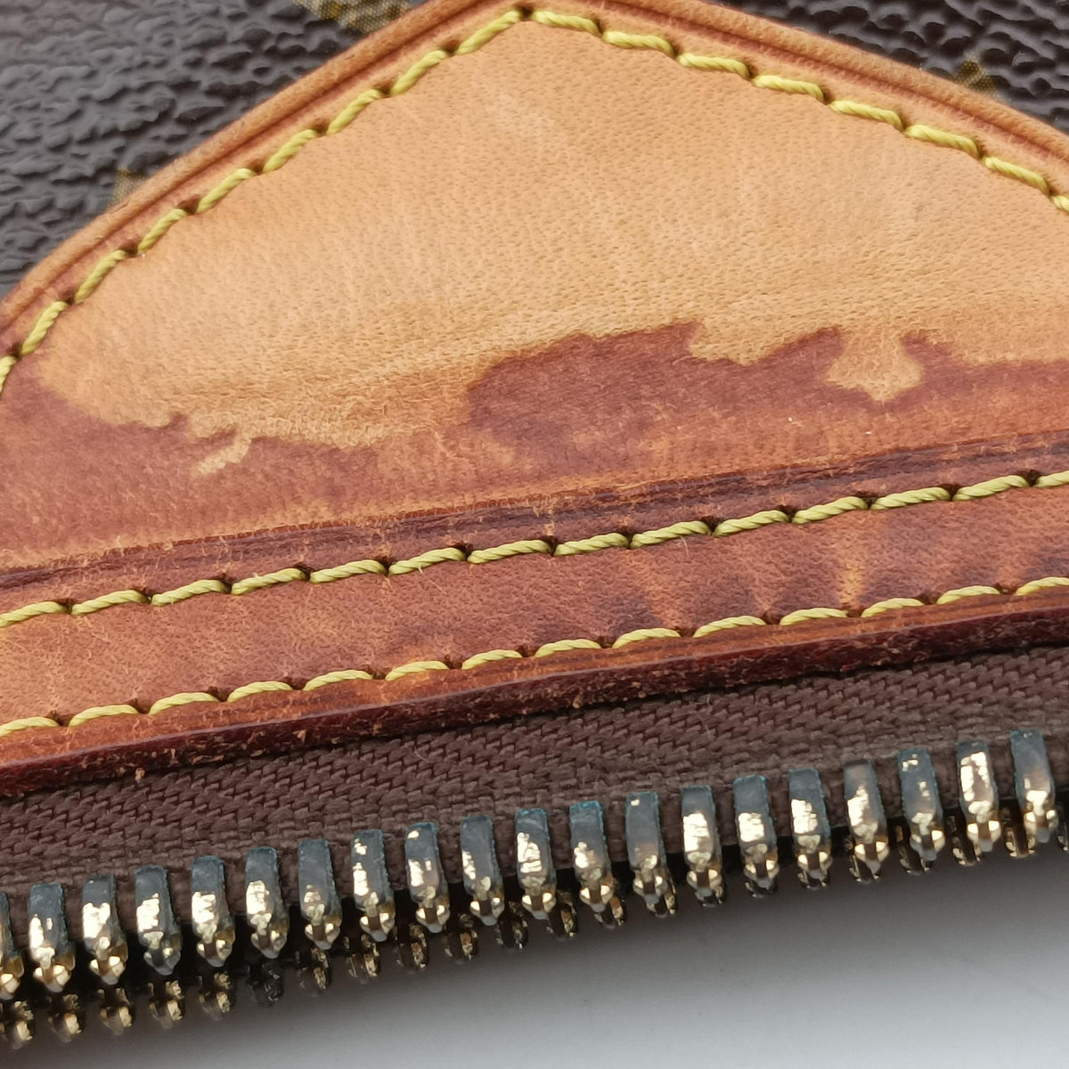 Pre-owned Louis Vuitton PALERMO PM brown Monogram Canvas M40145 shoulderbag | stylenewstar