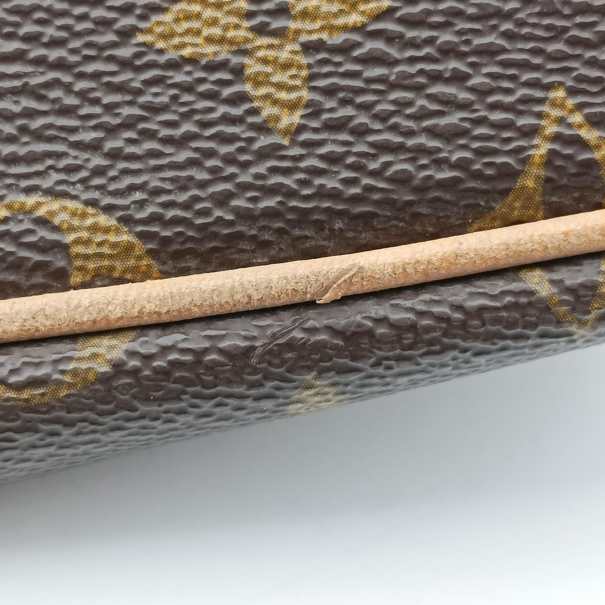 Pre-owned Louis Vuitton PALERMO PM brown Monogram Canvas M40145 shoulderbag | stylenewstar