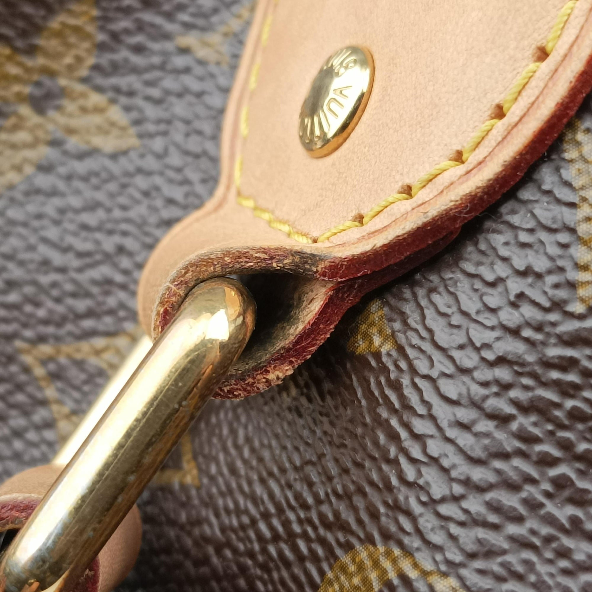 Pre-owned Louis Vuitton PALERMO PM brown Monogram Canvas M40145 shoulderbag | stylenewstar