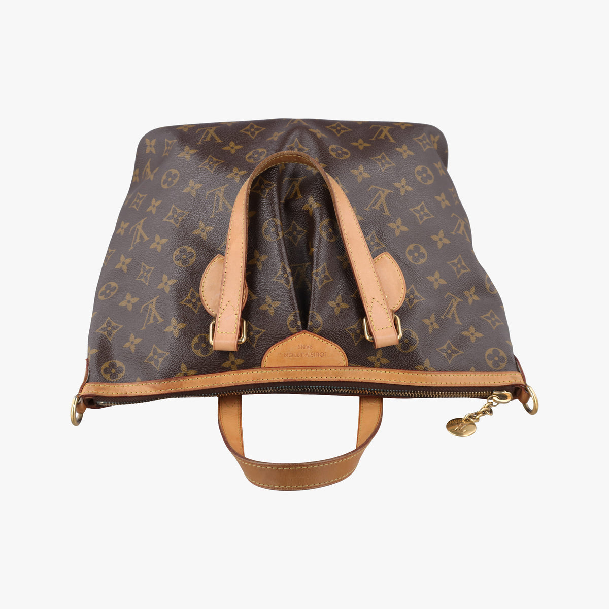 Pre-owned Louis Vuitton PALERMO PM brown Monogram Canvas M40145 shoulderbag | stylenewstar