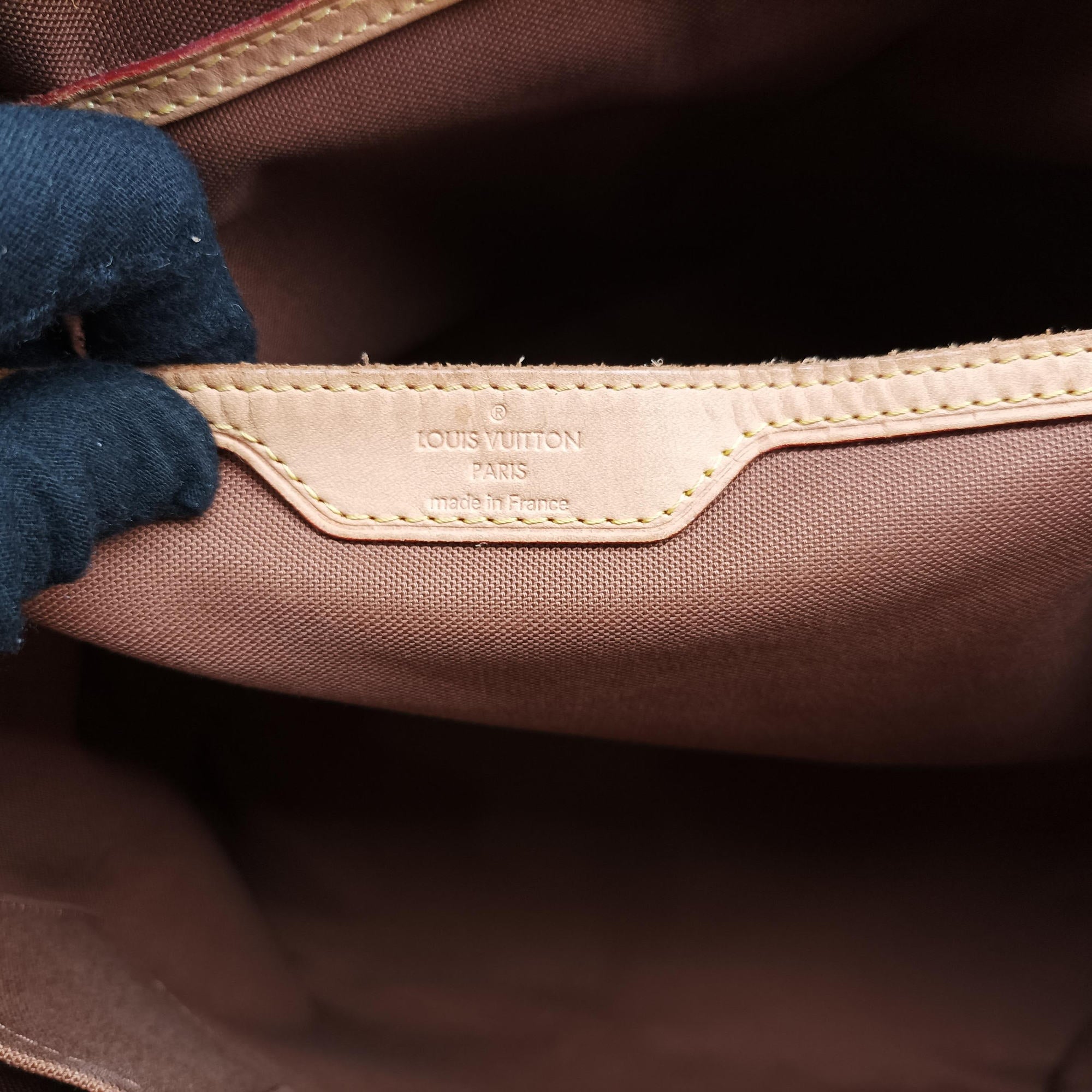 Pre-owned Louis Vuitton PALERMO GM brown Monogram Canvas M40146 shoulderbag | stylenewstar