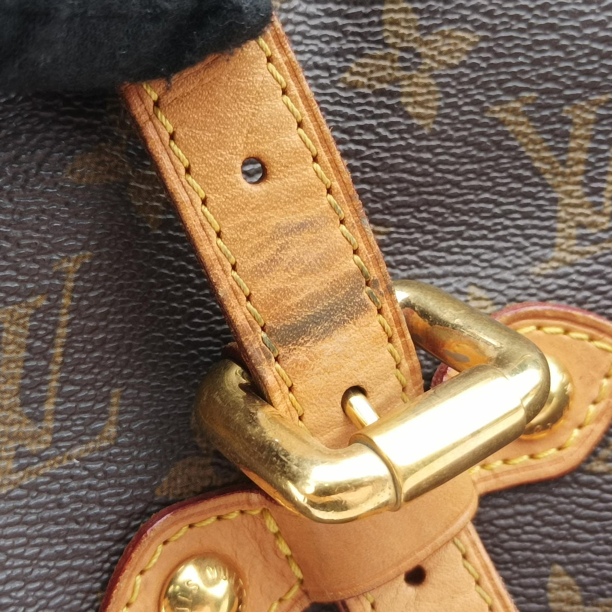 Pre-owned Louis Vuitton PALERMO GM brown Monogram Canvas M40146 shoulderbag | stylenewstar