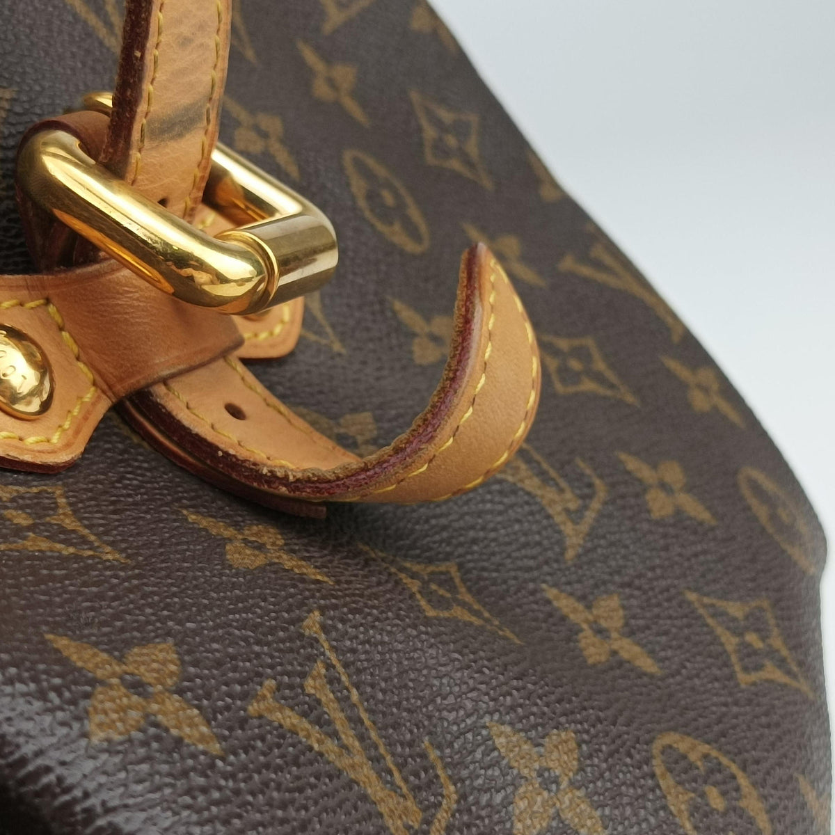 Pre-owned Louis Vuitton PALERMO GM brown Monogram Canvas M40146 shoulderbag | stylenewstar