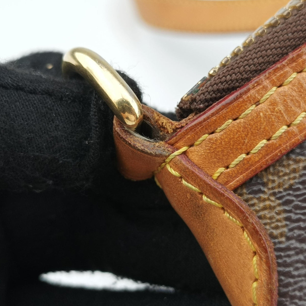 Pre-owned Louis Vuitton PALERMO GM brown Monogram Canvas M40146 shoulderbag | stylenewstar