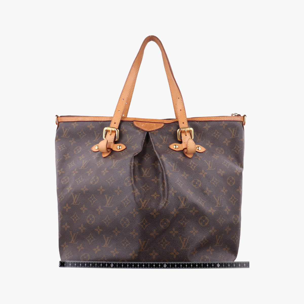 Pre-owned Louis Vuitton PALERMO GM brown Monogram Canvas M40146 shoulderbag | stylenewstar