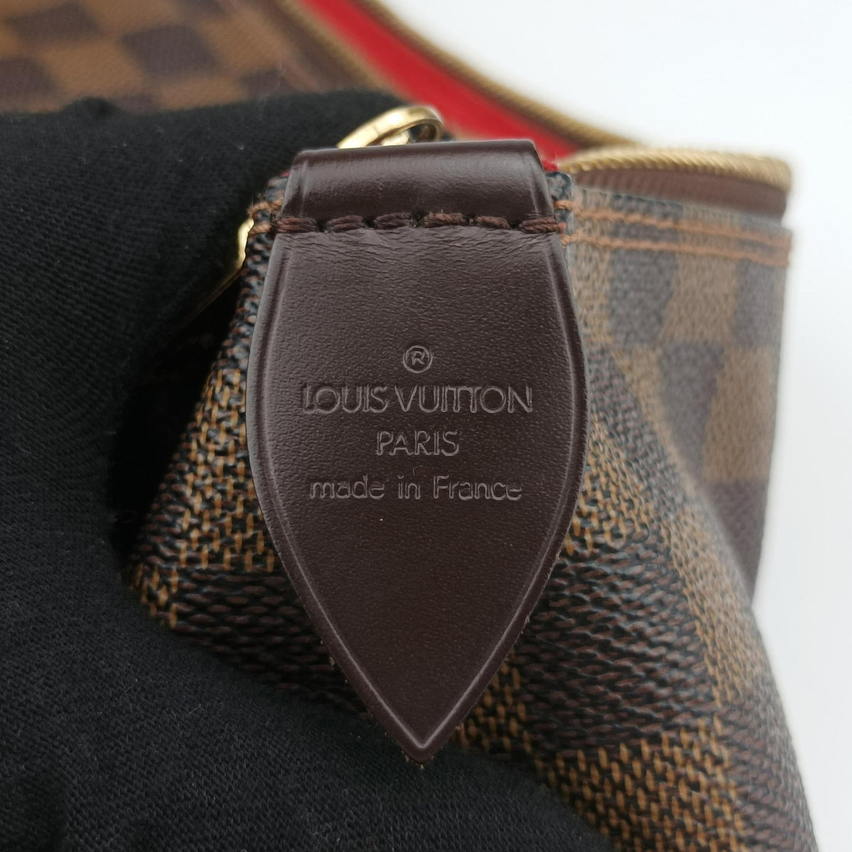 Pre-owned Louis Vuitton Saleya GM EBENE Damier Canvas N51181 handbag | stylenewstar