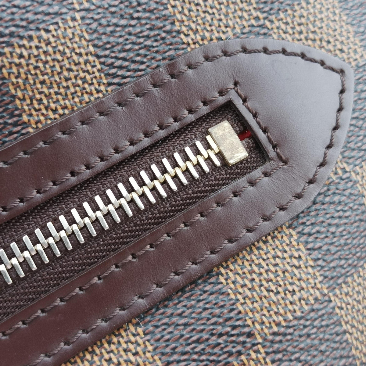 Pre-owned Louis Vuitton Saleya GM EBENE Damier Canvas N51181 handbag | stylenewstar