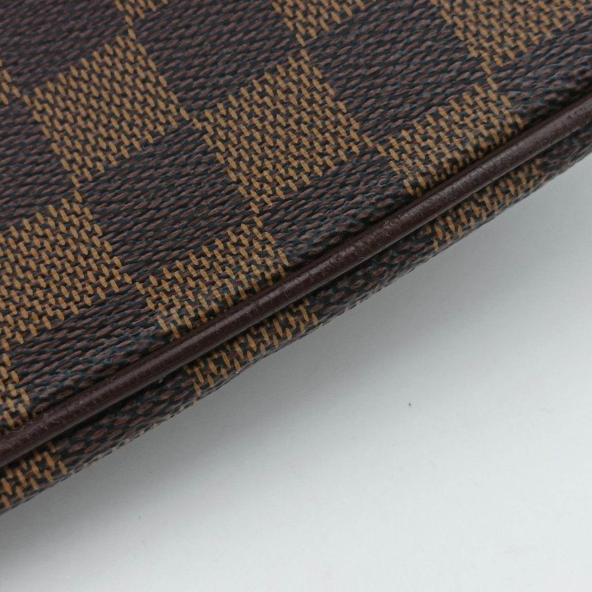 Pre-owned Louis Vuitton Saleya GM EBENE Damier Canvas N51181 handbag | stylenewstar