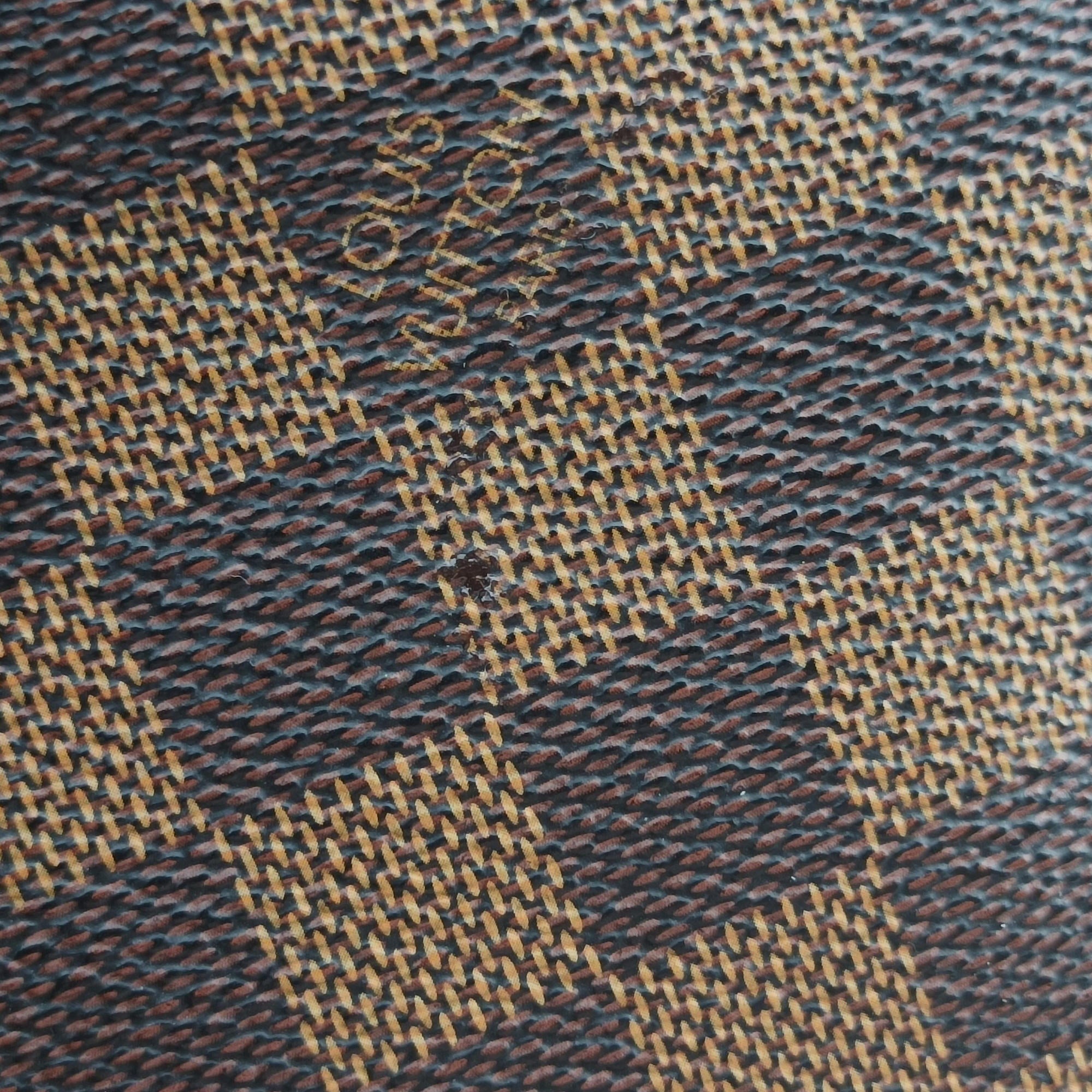 Pre-owned Louis Vuitton Saleya GM EBENE Damier Canvas N51181 handbag | stylenewstar