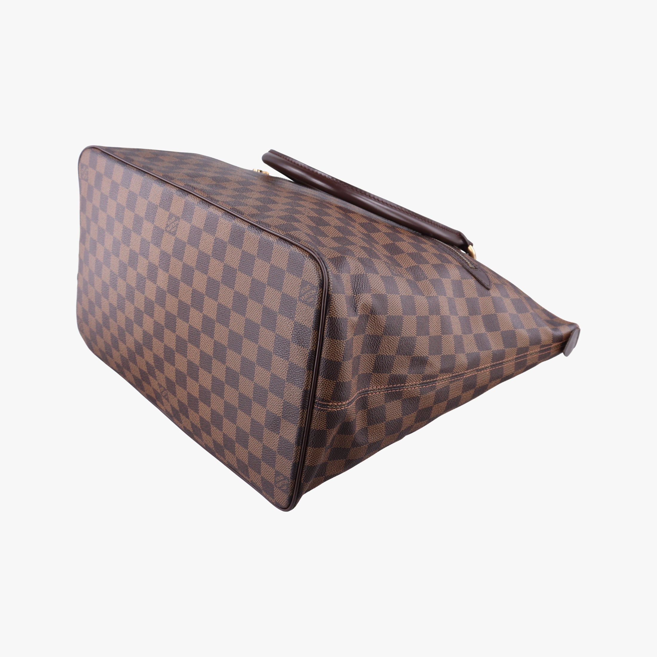 Pre-owned Louis Vuitton Saleya GM EBENE Damier Canvas N51181 handbag | stylenewstar