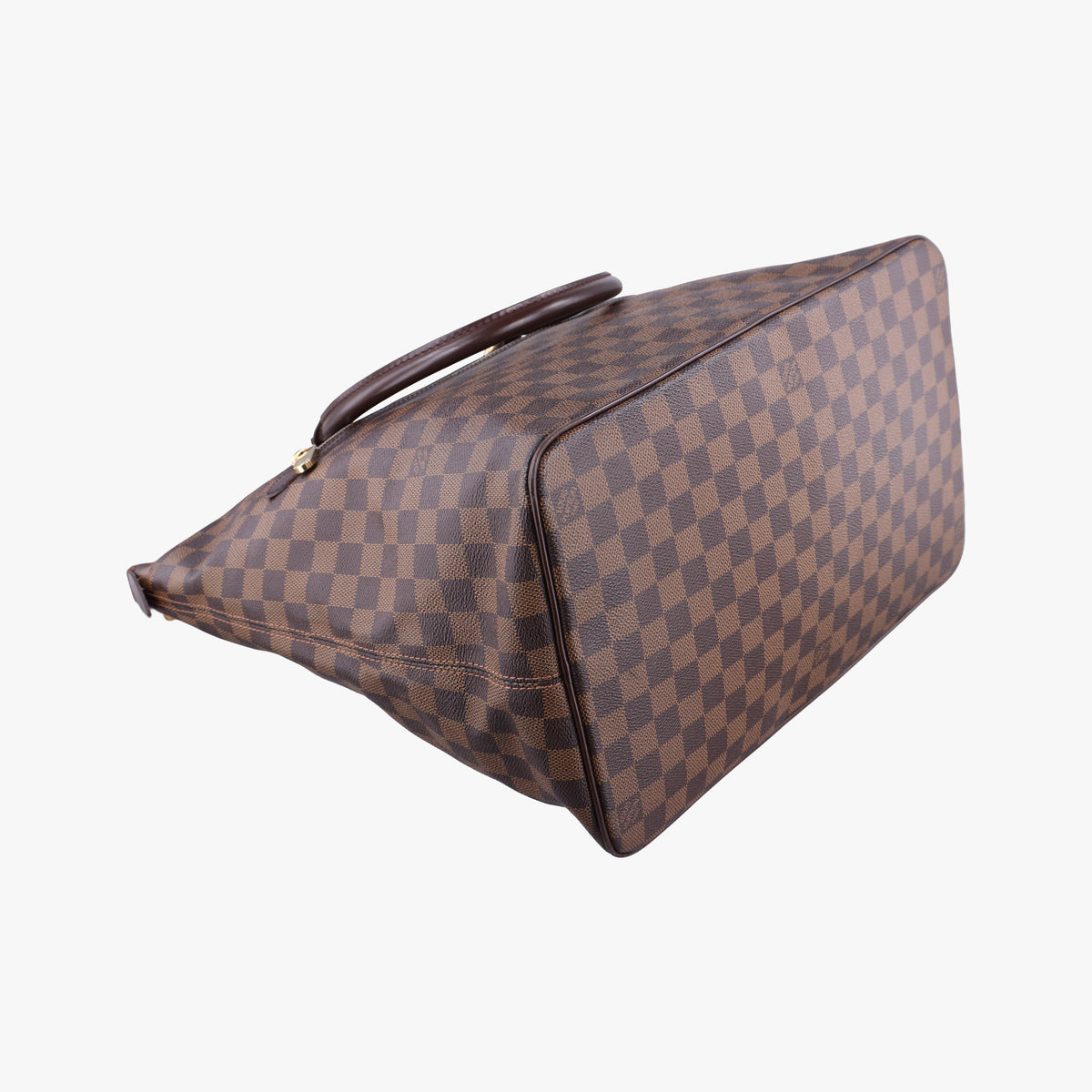 Pre-owned Louis Vuitton Saleya GM EBENE Damier Canvas N51181 handbag | stylenewstar