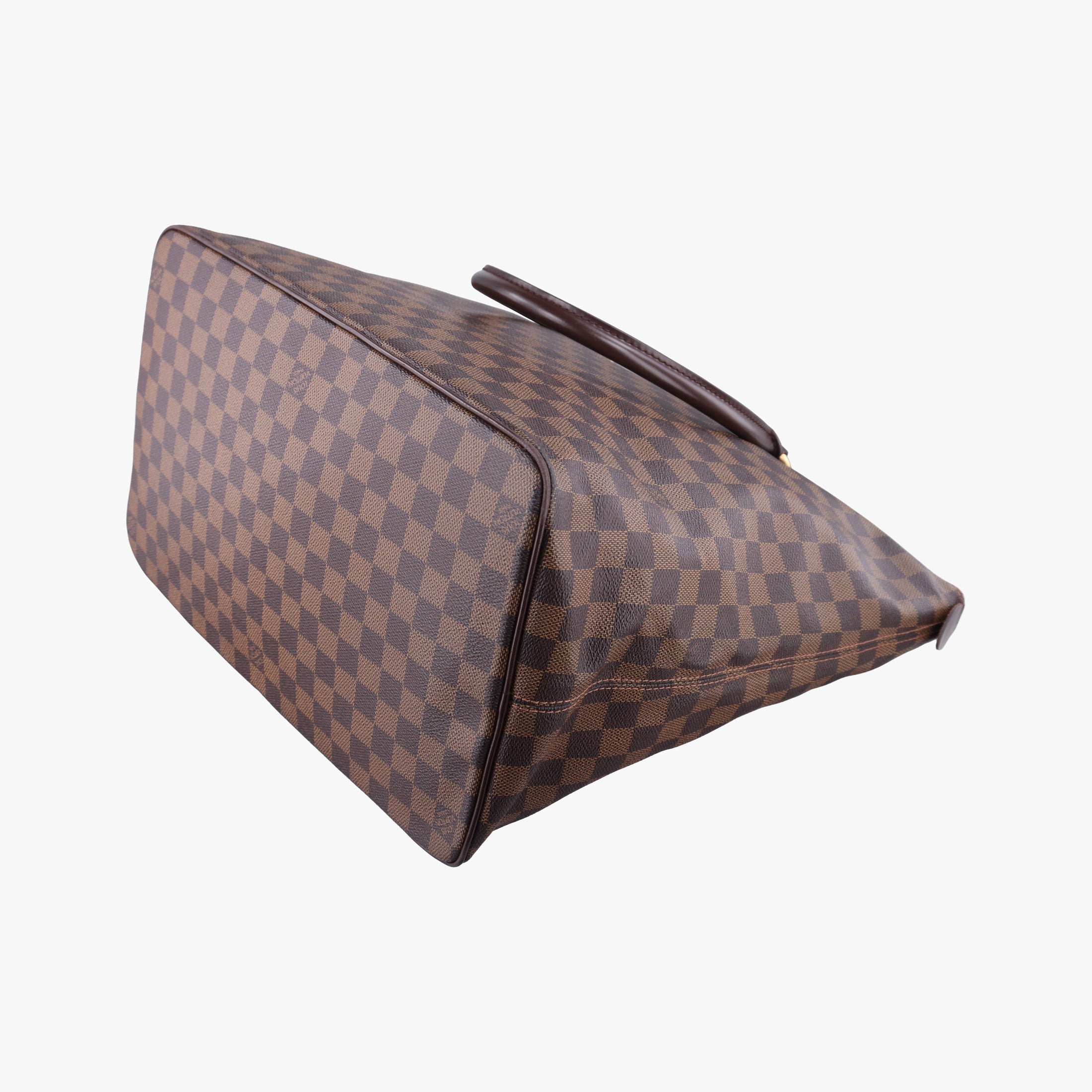 Pre-owned Louis Vuitton Saleya GM EBENE Damier Canvas N51181 handbag | stylenewstar