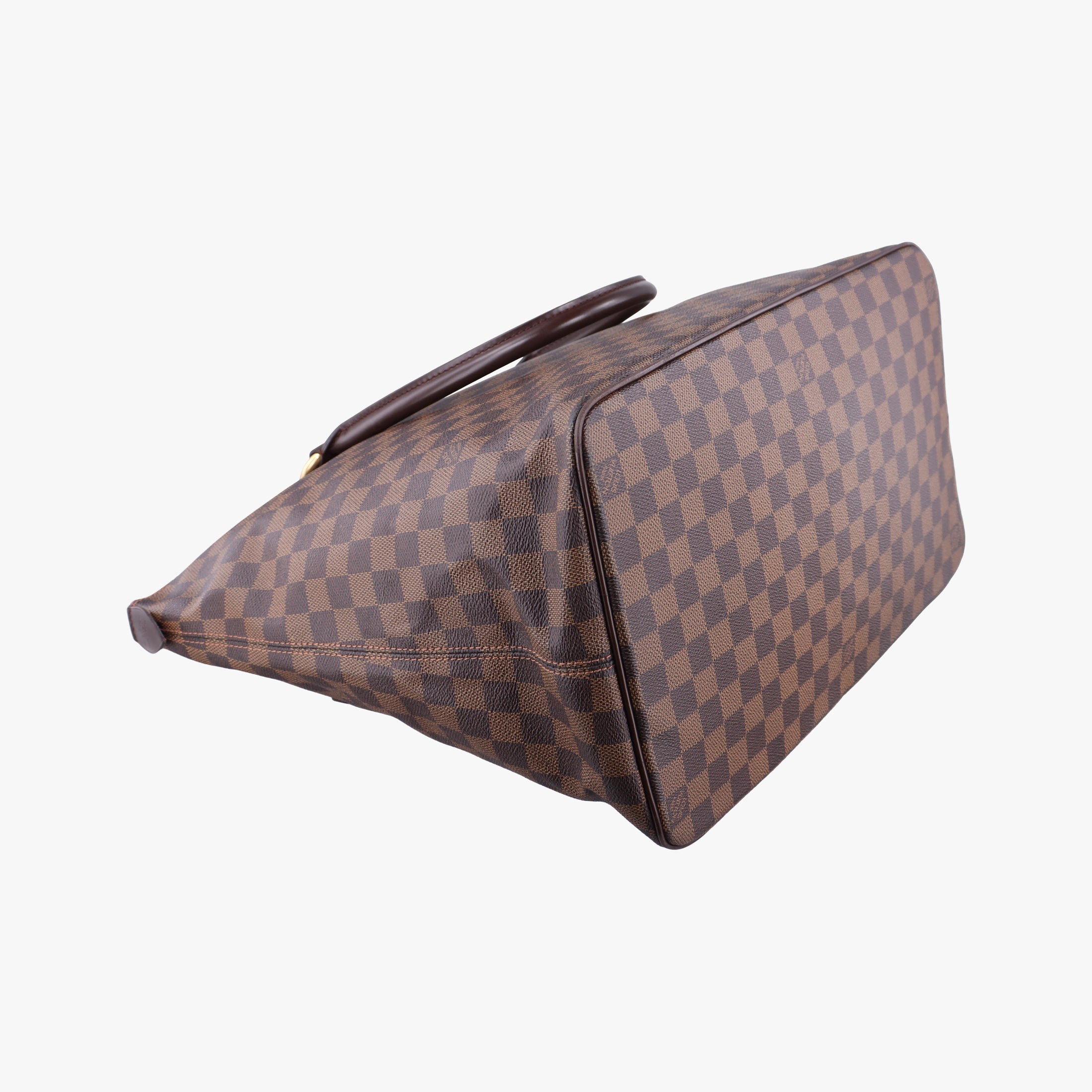 Pre-owned Louis Vuitton Saleya GM EBENE Damier Canvas N51181 handbag | stylenewstar