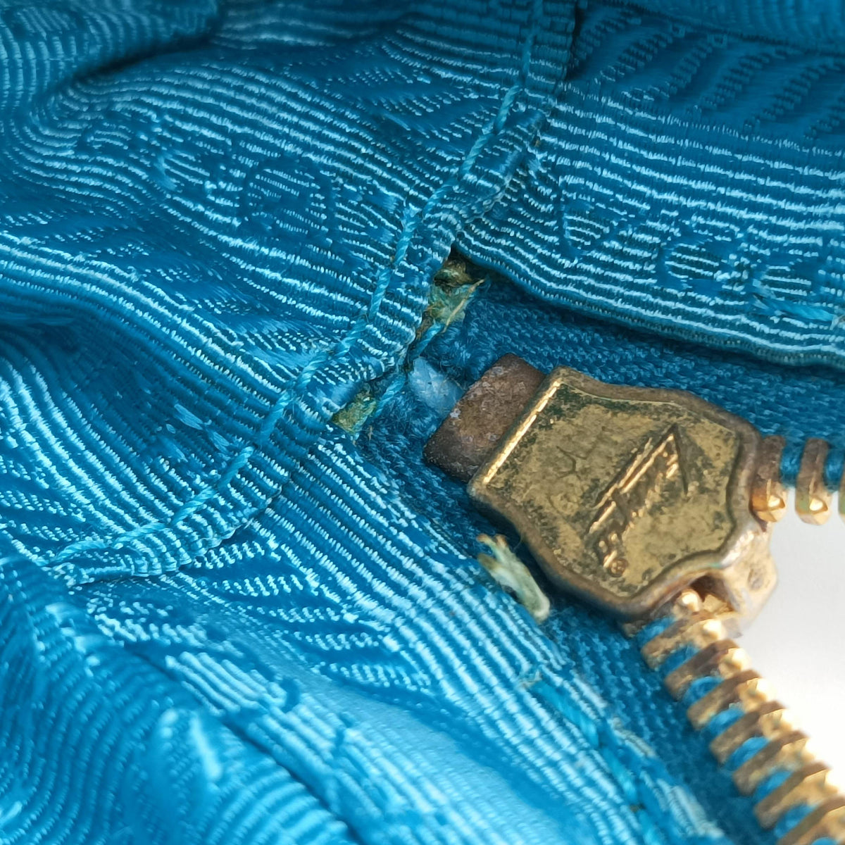 Pre-owned Prada VITELLO PHENIX camera bag Blue SAFFIANO Leather 1N1674 shoulderbag | stylenewstar