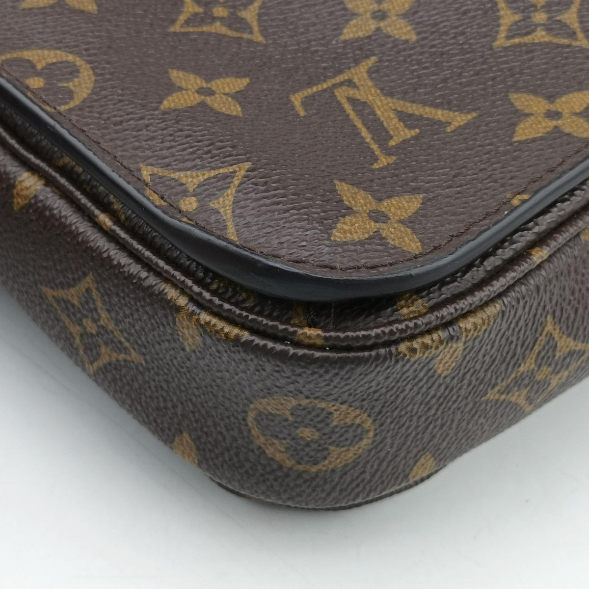 Pre-owned Louis Vuitton Pochette Metis MM Brown Monogram Canvas M44875 shoulderbag | stylenewstar