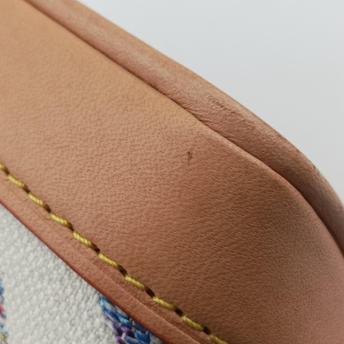 Pre-owned Louis Vuitton Nano Noe White Multicolor Monogram Jacquard M83453 shoulderbag | stylenewstar