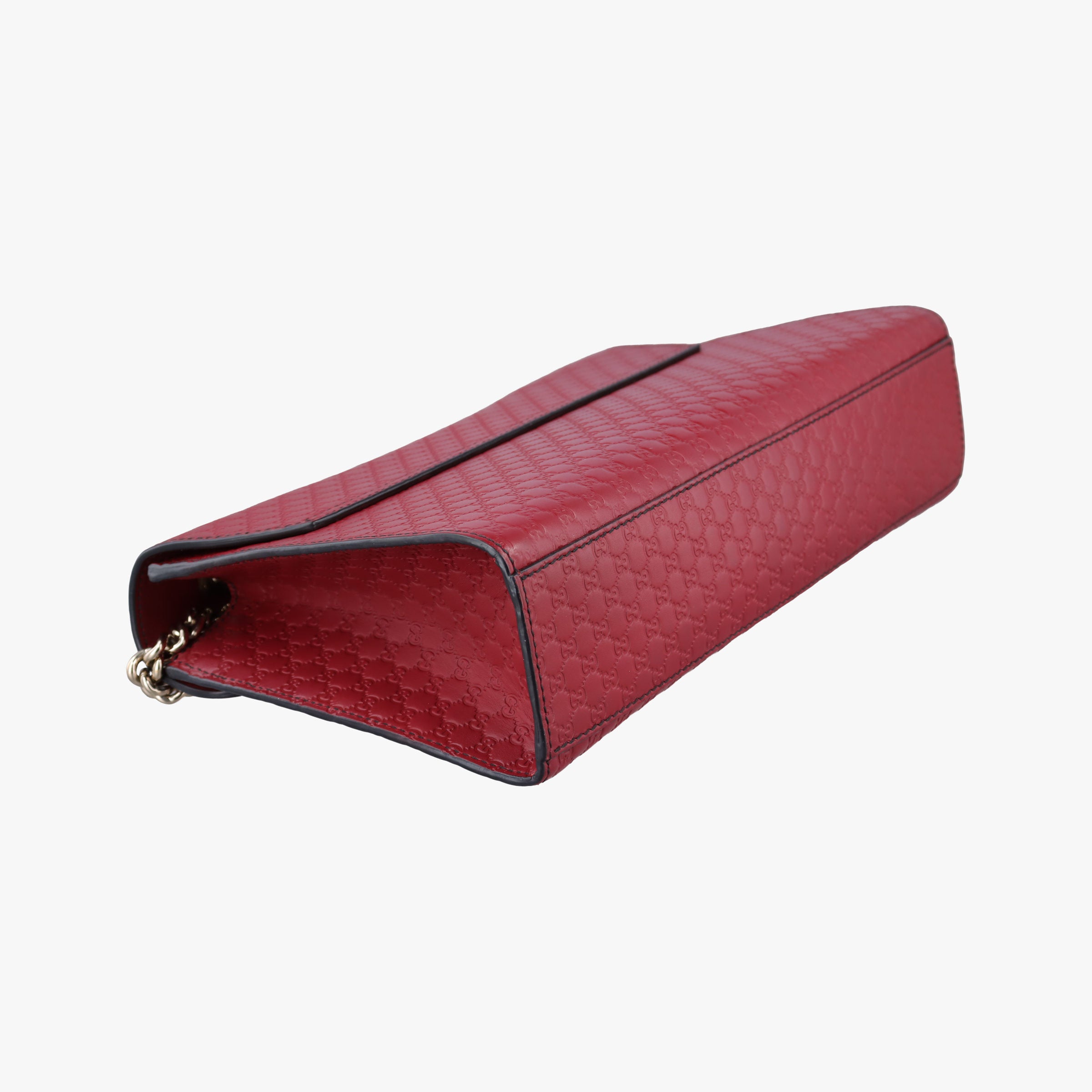 Pre-owned Gucci Emily Red Leather 449635 shoulderbag | stylenewstar