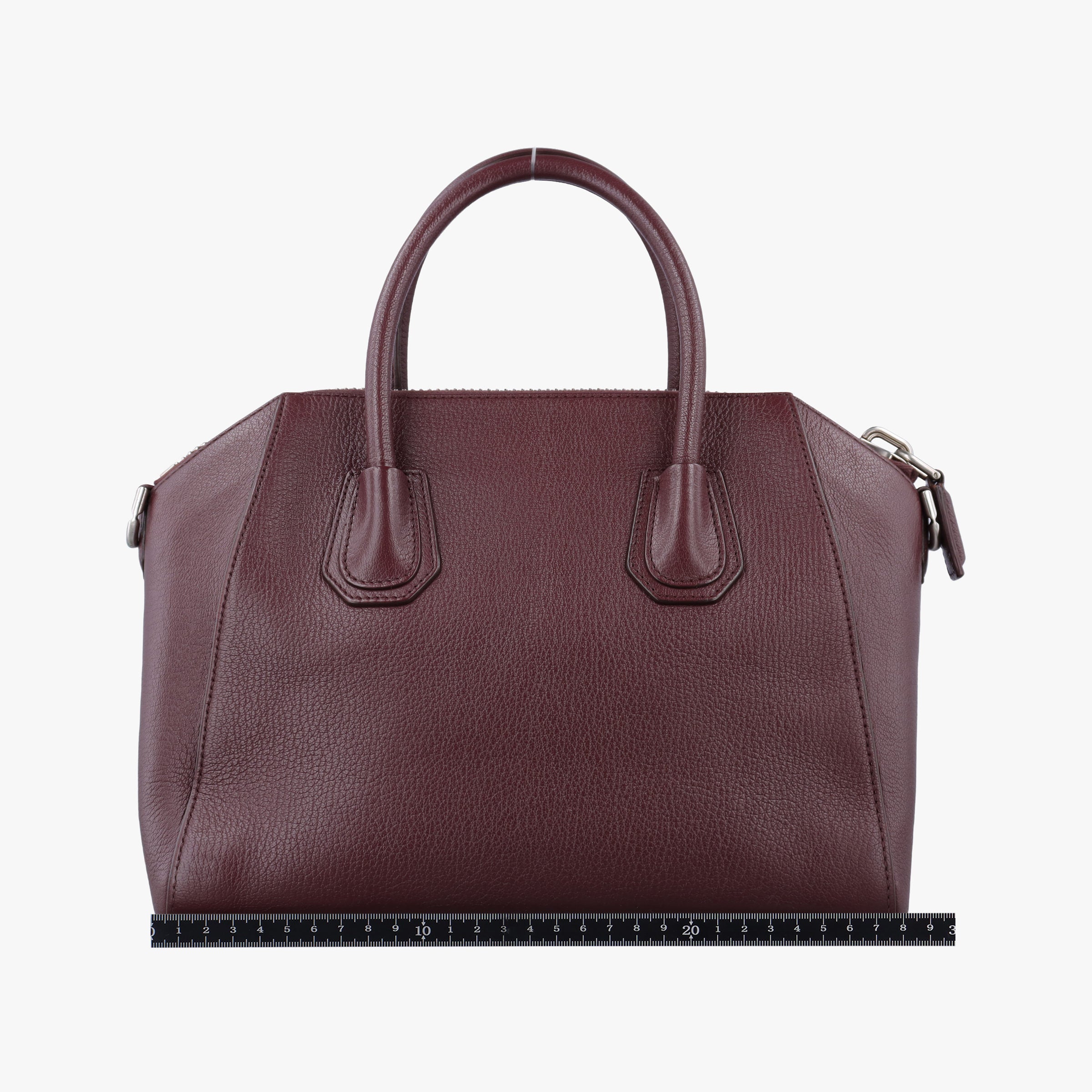 Secondhand Givenchy Antigona Burgundy Leather  handbag | stylenewstar