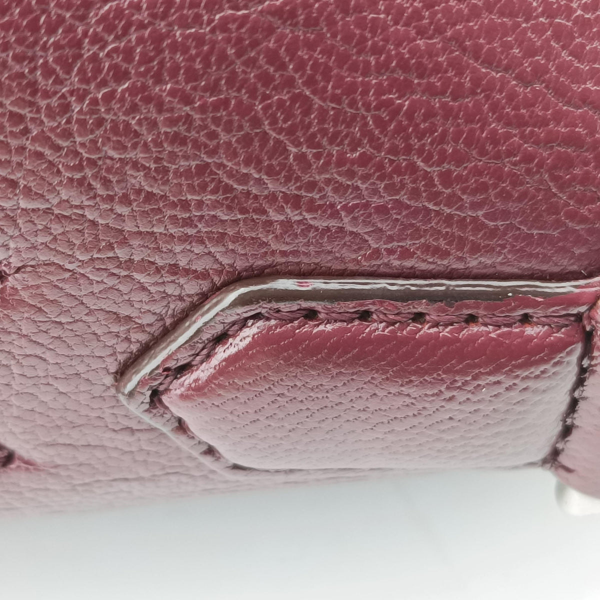 Secondhand Givenchy Antigona Burgundy Leather  handbag | stylenewstar