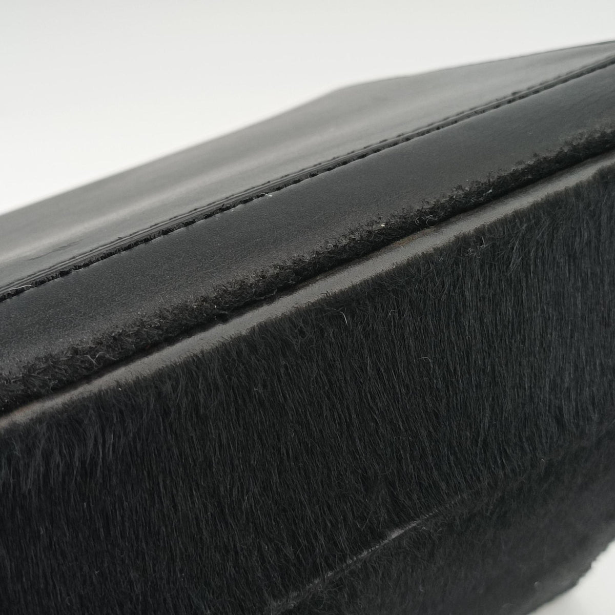 Pre-owned Givenchy Pandora Box Black Leather × Ponyhair  shoulderbag | stylenewstar