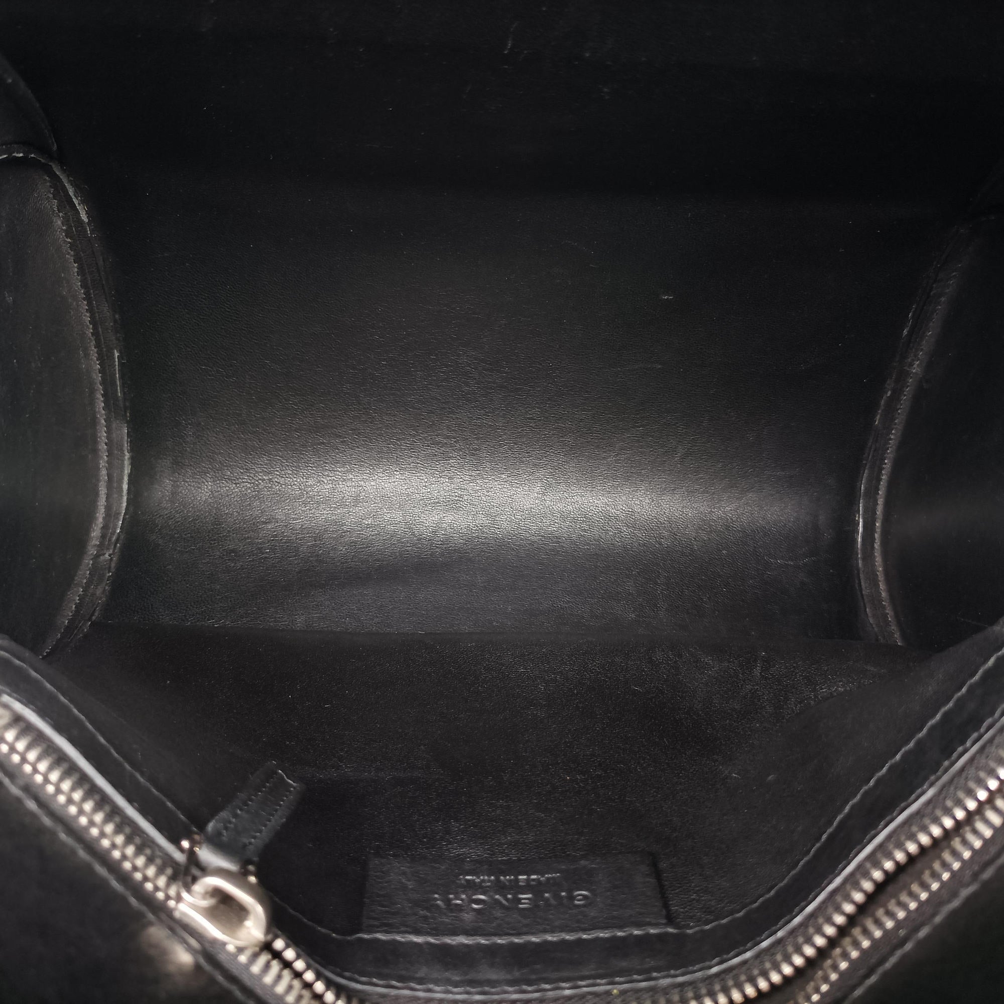 Pre-owned Givenchy Pandora Box Black Leather × Ponyhair  shoulderbag | stylenewstar