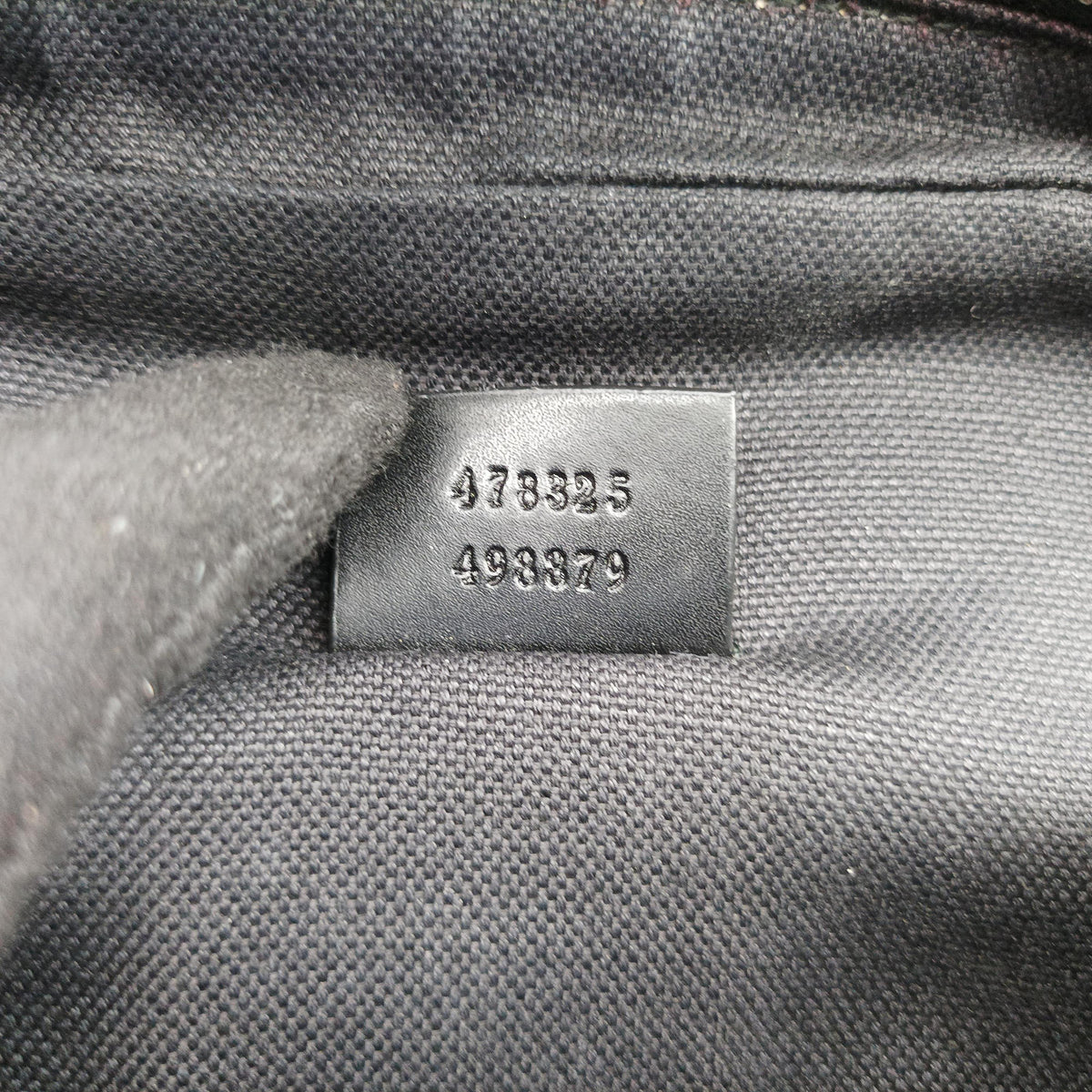 Secondhand Gucci GG Supreme Navy x Black PVC coated canvas 478325 bum bag/waist bag | stylenewstar