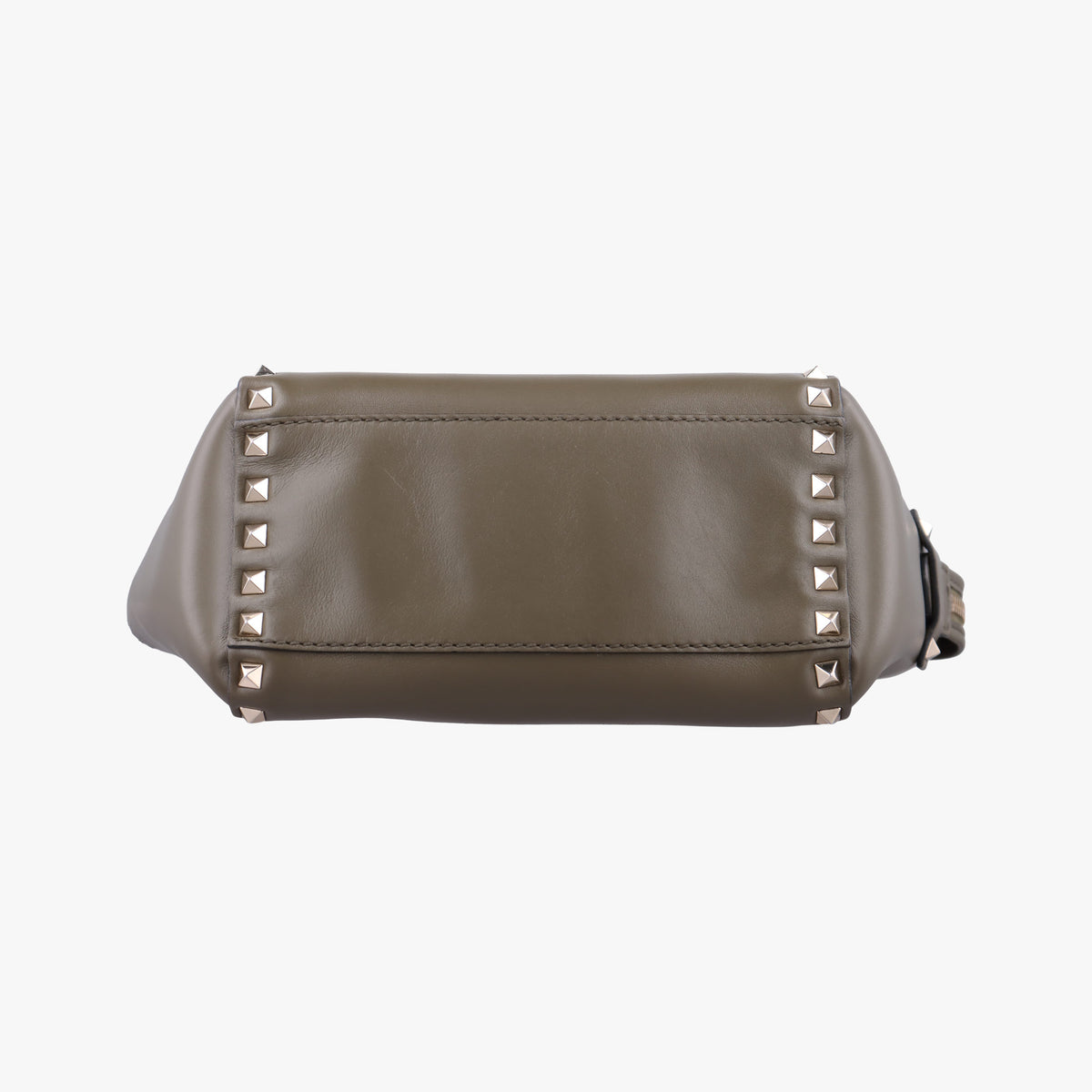 Pre-owned Valentino Rockstud Green Leather  shoulderbag | stylenewstar