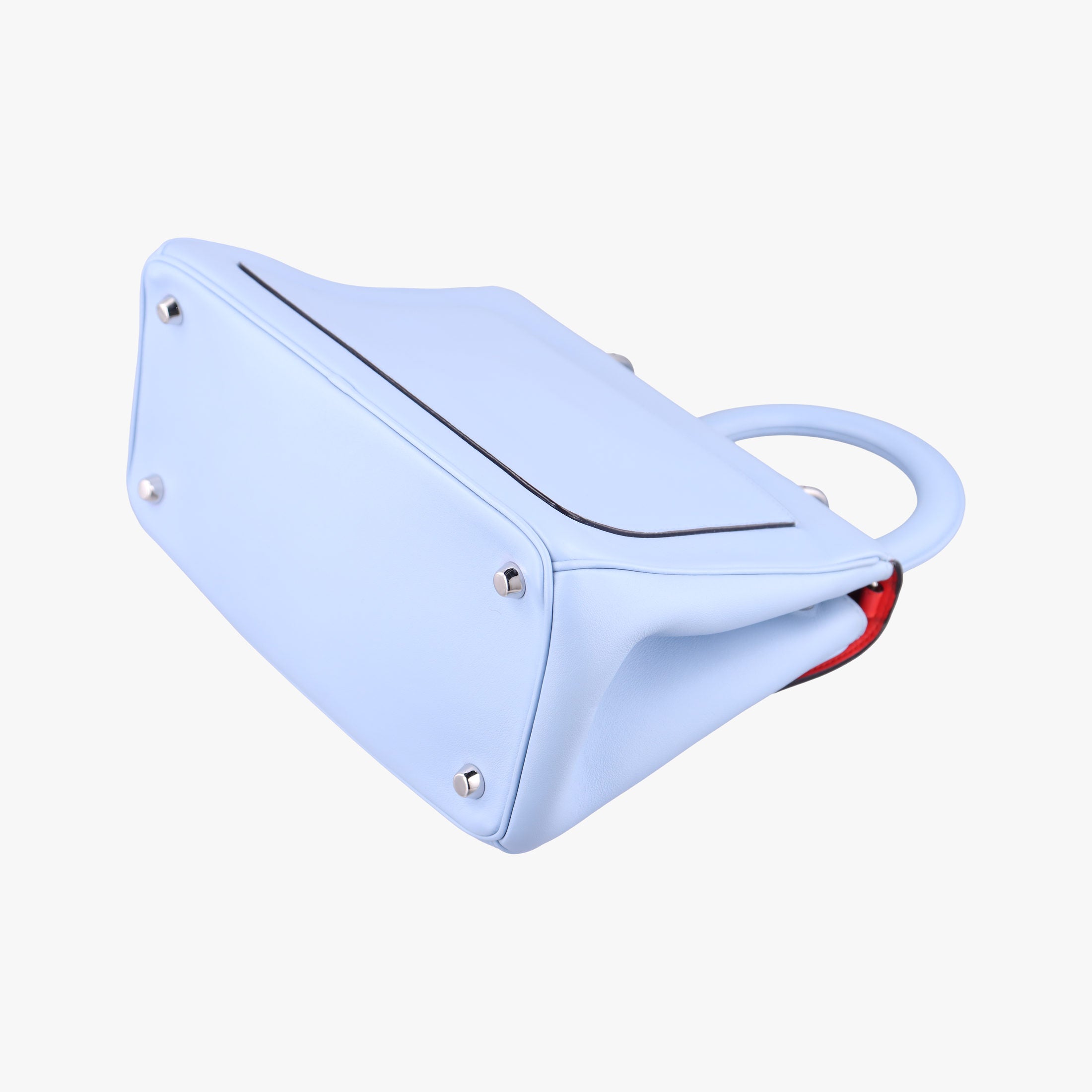 Pre-owned Christian Dior Be Dior Blue Leather  shoulderbag | stylenewstar