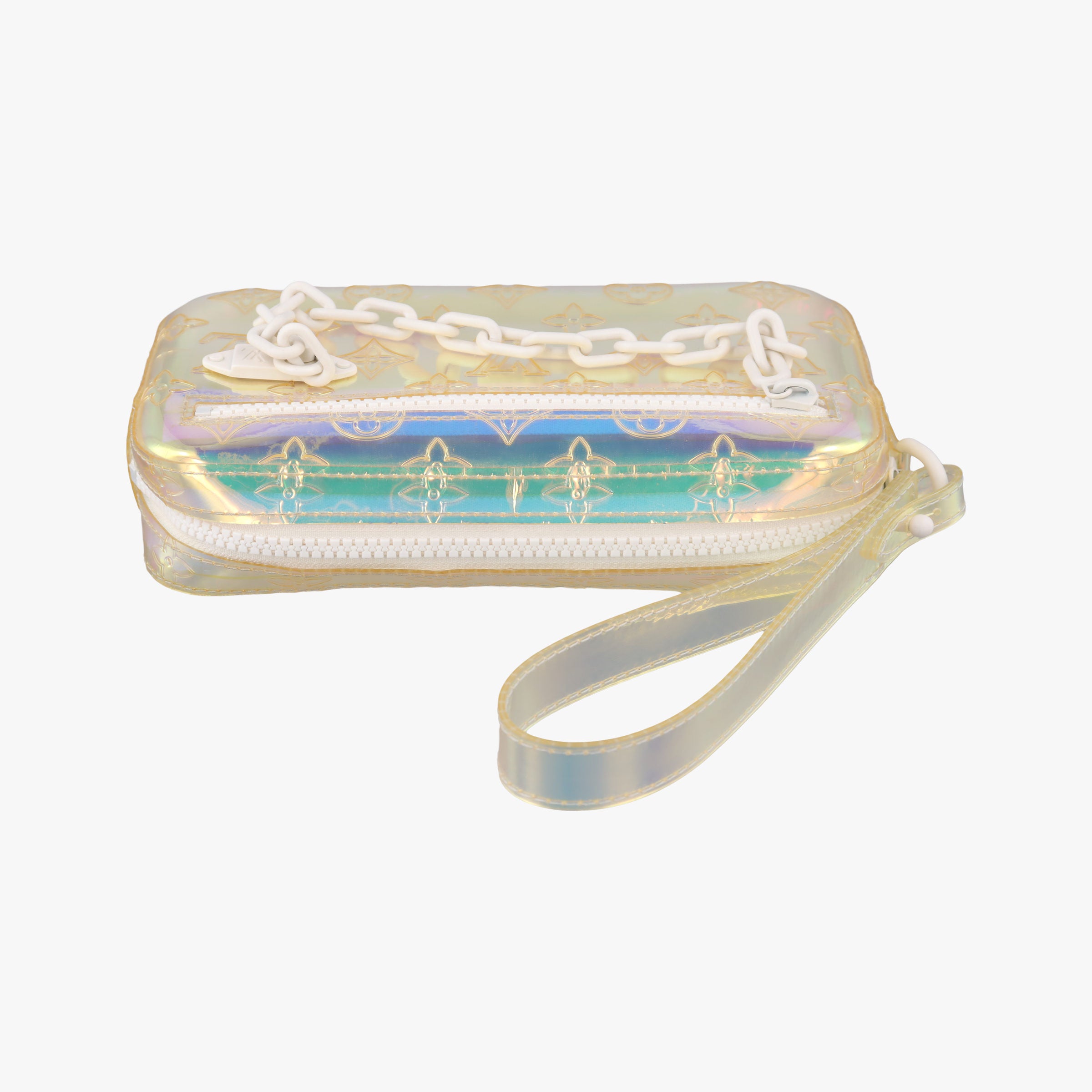 Pre-owned Louis Vuitton Pochette Volga prism pvc vinyl M55261 clutchbag | stylenewstar