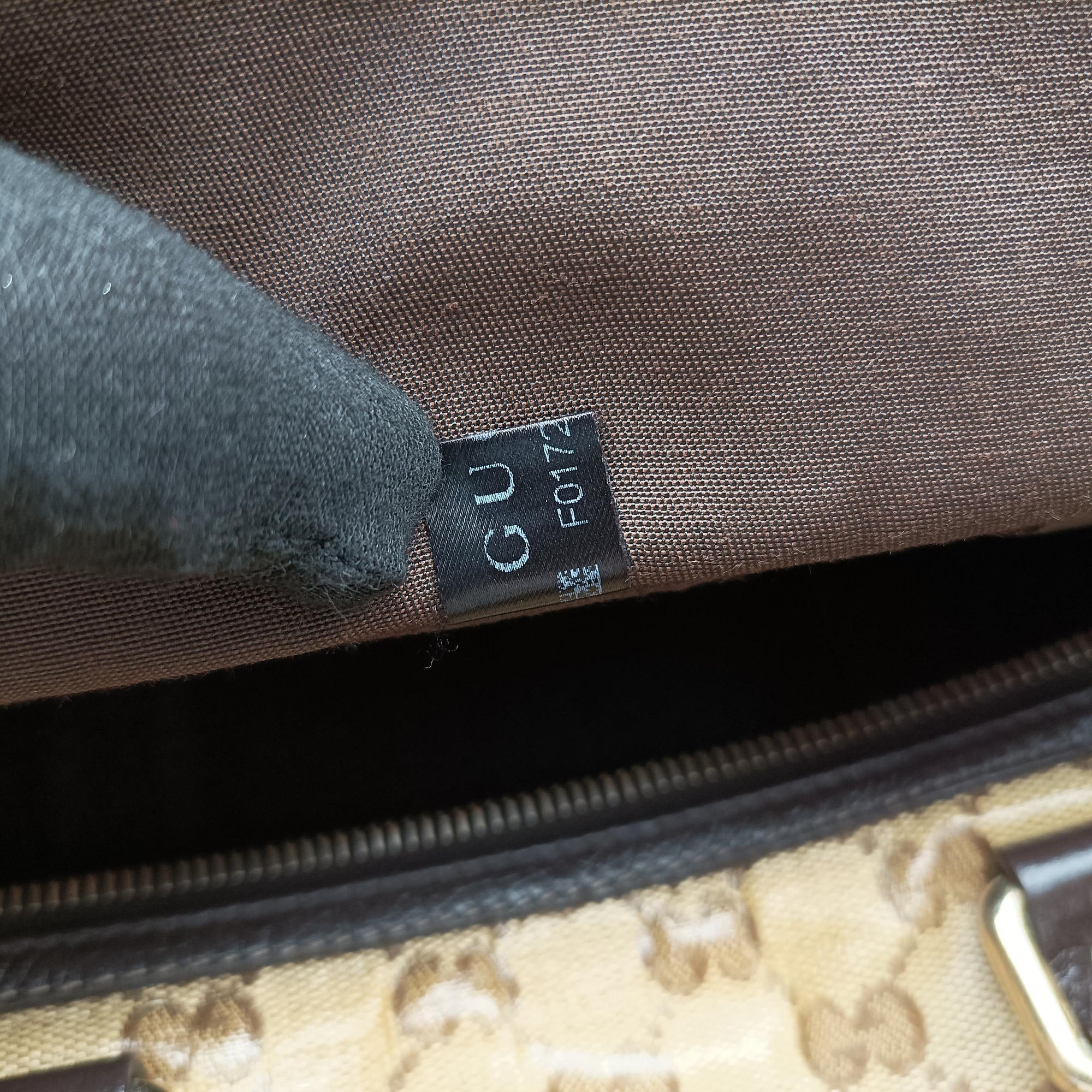 Secondhand Gucci Joy Guccissima Brown PVC coated canvas 265697 handbag | stylenewstar