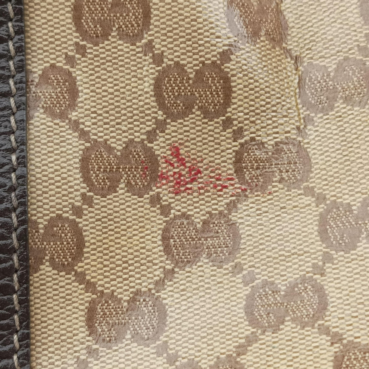 Pre-owned Gucci Joy Guccissima Brown PVC coated canvas 265697 handbag | stylenewstar