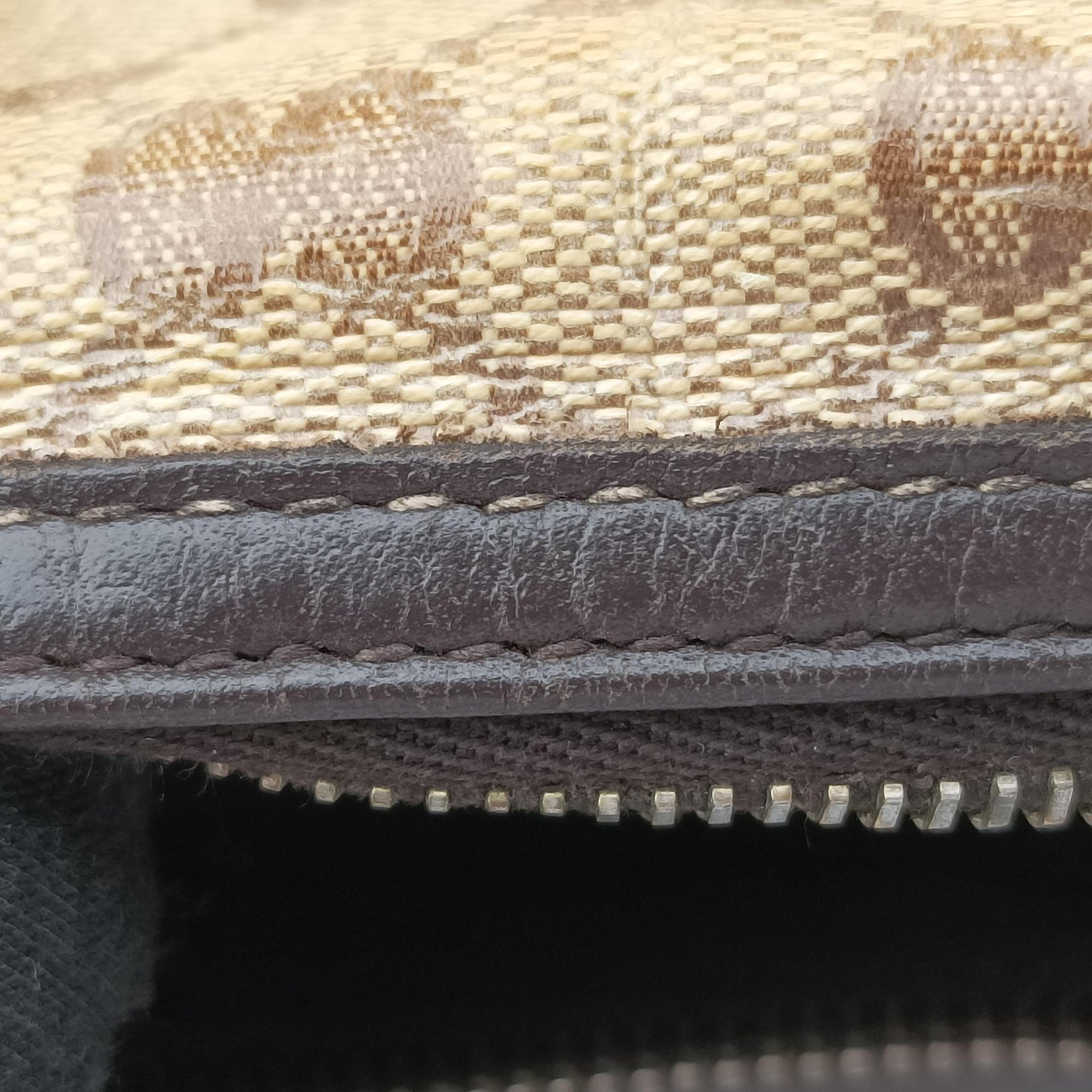 Secondhand Gucci Joy Guccissima Brown PVC coated canvas 265697 handbag | stylenewstar