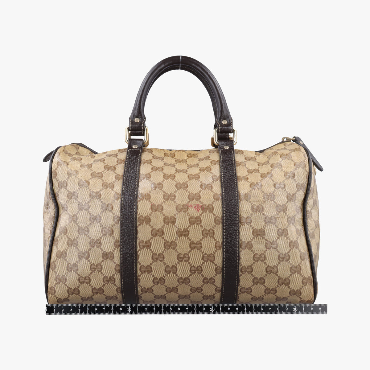 Pre-owned Gucci Joy Guccissima Brown PVC coated canvas 265697 handbag | stylenewstar
