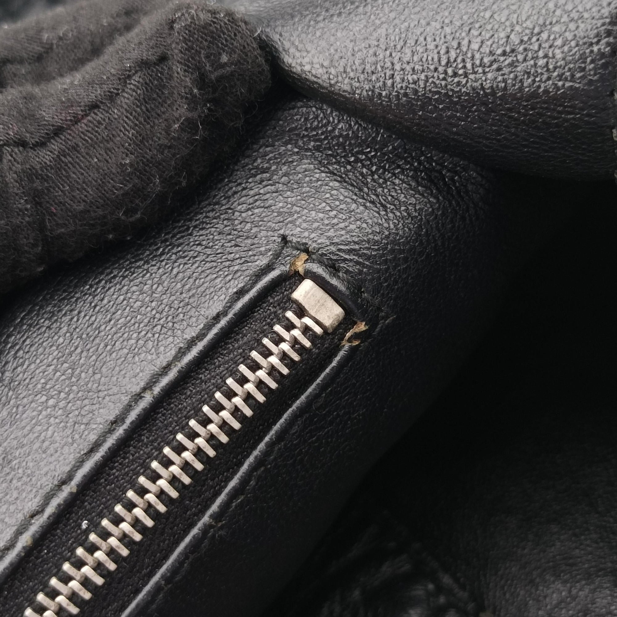 Secondhand Christian Dior Soft Lady Dior Intrecciato Tote Black lambskin  shoulderbag | stylenewstar