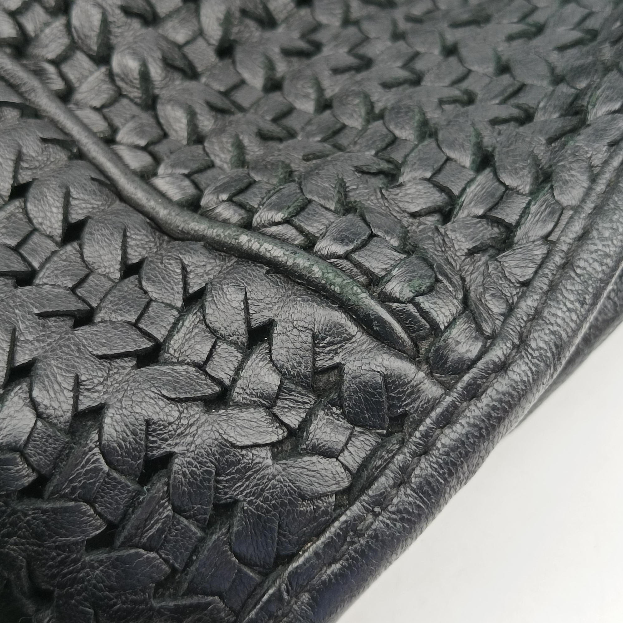 Secondhand Christian Dior Soft Lady Dior Intrecciato Tote Black lambskin  shoulderbag | stylenewstar