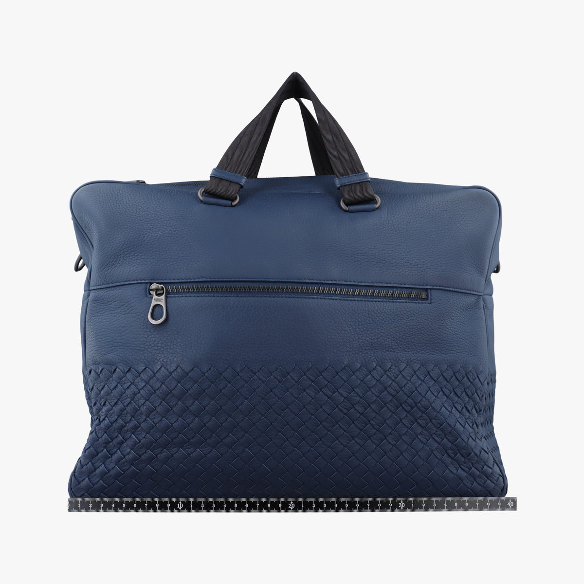 Pre-owned Bottega Veneta Intrecciato Blue lambskin  shoulderbag | stylenewstar