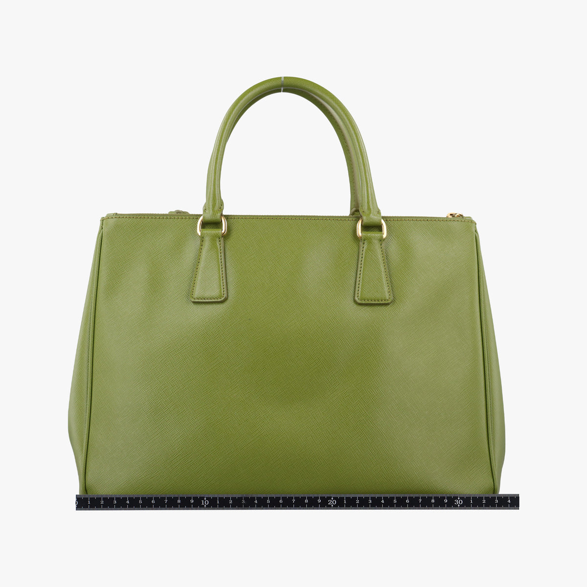 Pre-owned Prada Galleria Green SAFFIANO Leather BN2274 shoulderbag | stylenewstar